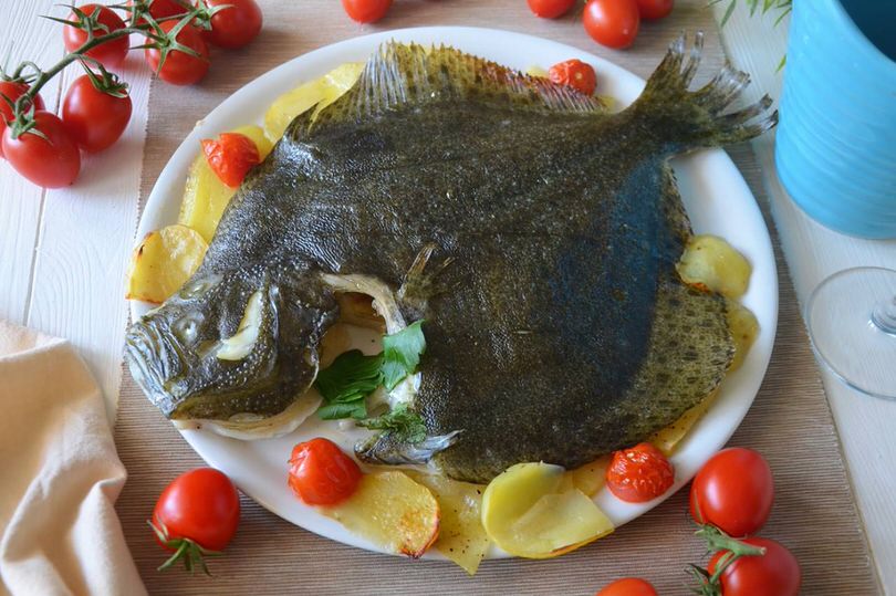 Rombo al forno