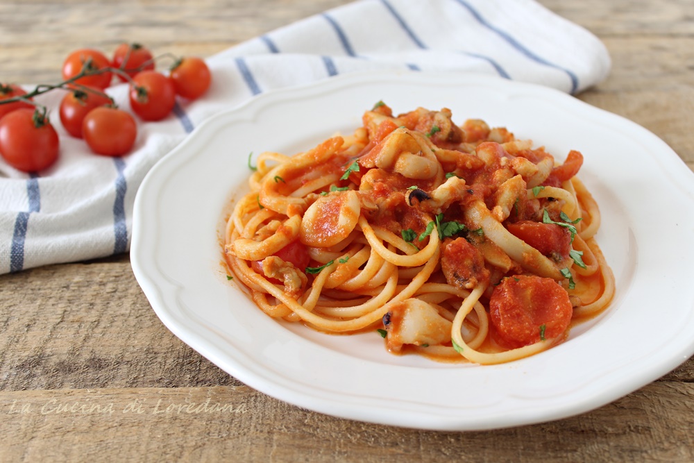 Spaghetti con le seppie